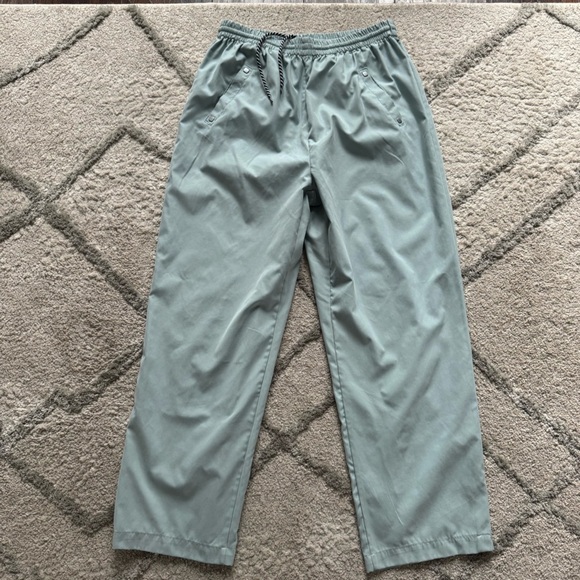 Vintage Jamie Sadock pull on straight leg pants blue high rise large - Picture 3 of 10